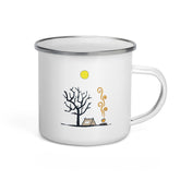 Simplistic Four Elements Enamel Mug